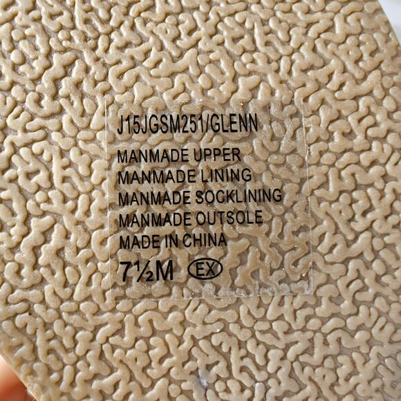 Jellypop Tan Gray Cork Wedge Sandals Size 7.5 NEW - Picture 9 of 10